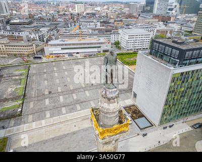 Colonne du Congrès, colonne du Congrès, Bruxelles, Belgique Banque D'Images