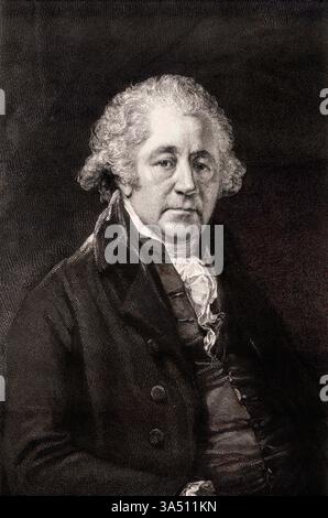 Portrait de Matthew Boulton (1728-1809) ingénieur et industriel anglais Banque D'Images