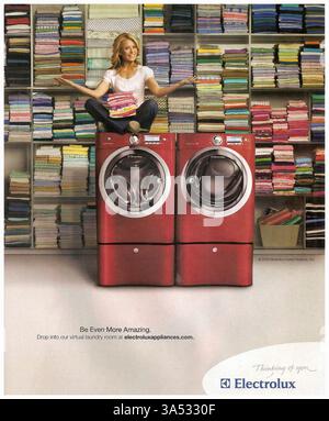 2010 Kelly Ripa pour l'annonce Electrolux machine à laver Banque D'Images