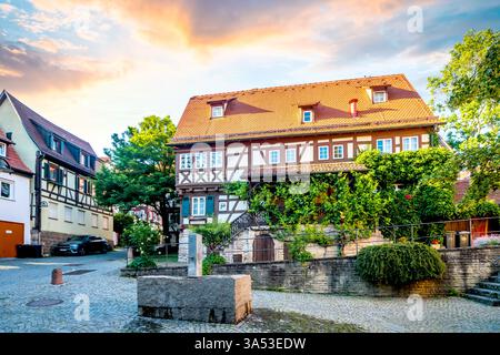 Vieille ville de Sindelfingen. Allemagne Banque D'Images