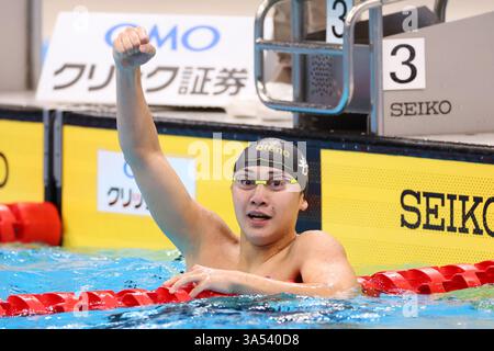 Centre aquatique de Tokyo, Tokyo, Japon. 20 mars 2025. Kazushi Imafuku, 20 MARS 2025 - natation : Championnats du Japon de natation (JAPON NATATION 2025) finale masculine de 400 m libre au Tokyo Aquatics Centre, Tokyo, Japon. Crédit : YUTAKA/AFLO SPORT/Alamy Live News Banque D'Images