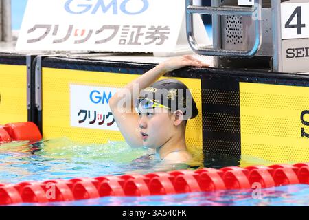 Centre aquatique de Tokyo, Tokyo, Japon. 20 mars 2025. Mizuki Hirai, 20 MARS 2025 - natation : Championnats du Japon de natation (JAPON NATATION 2025) finale féminine de papillon sur 100 m au Tokyo Aquatics Centre, Tokyo, Japon. Crédit : YUTAKA/AFLO SPORT/Alamy Live News Banque D'Images