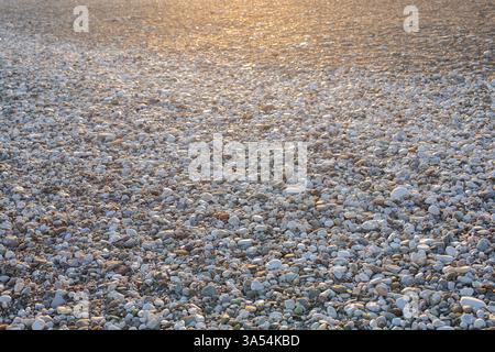 différentes pierres sur la plage. Photo de haute qualité Banque D'Images