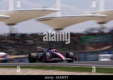 10 GASLY Pierre (fra), Alpine F1 Team A525, action10 GASLY Pierre (fra), Alpine F1 Team A525, action lors du Grand Prix de Chine Heineken de formule 1 2025, 2ème manche du Championnat du monde FIA de formule 1 2025 du 21 au 23 mars 2025 sur le circuit international de Shanghai, à Shanghai, Chine Banque D'Images