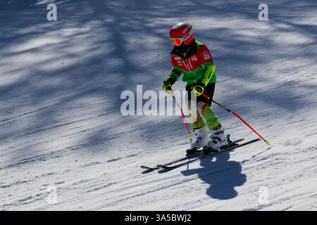 Piste Popangelov à Borovets, Bulgarie Banque D'Images