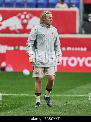 Harrison, NJ, États-Unis - 15 MARS 2025 : vue générale du match MLS entre les New York Red Bulls et Orlando City SC ***USAGE ÉDITORIAL SEULEMENT *** Banque D'Images