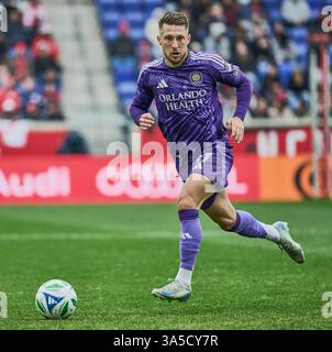Harrison, NJ, États-Unis - 15 MARS 2025 : vue générale du match MLS entre les New York Red Bulls et Orlando City SC ***USAGE ÉDITORIAL SEULEMENT *** Banque D'Images