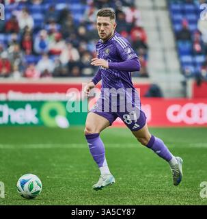 Harrison, NJ, États-Unis - 15 MARS 2025 : vue générale du match MLS entre les New York Red Bulls et Orlando City SC ***USAGE ÉDITORIAL SEULEMENT *** Banque D'Images