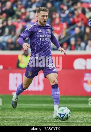 Harrison, NJ, États-Unis - 15 MARS 2025 : vue générale du match MLS entre les New York Red Bulls et Orlando City SC ***USAGE ÉDITORIAL SEULEMENT *** Banque D'Images