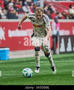 Harrison, NJ, États-Unis - 15 MARS 2025 : vue générale du match MLS entre les New York Red Bulls et Orlando City SC ***USAGE ÉDITORIAL SEULEMENT *** Banque D'Images