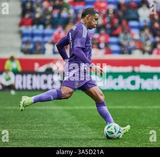 Harrison, NJ, États-Unis - 15 MARS 2025 : vue générale du match MLS entre les New York Red Bulls et Orlando City SC ***USAGE ÉDITORIAL SEULEMENT *** Banque D'Images