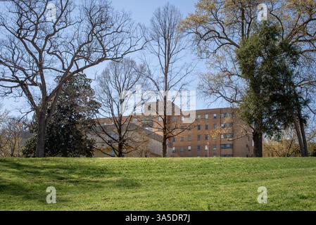 Hôpital historique Dorothea dix et nouveau parc urbain Dorothea dix, Raleigh, Caroline du Nord Banque D'Images