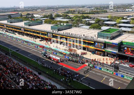 Shanghai, Chine. 23 mars 2025. Défilé des conducteurs. 23.03.2025. Championnat du monde de formule 1, Rd 2, Grand Prix de Chine, Shanghai, Chine, jour de la course. Le crédit photo devrait se lire : XPB/Alamy Live News. Banque D'Images