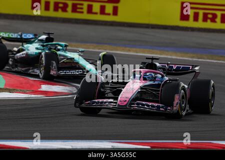 10 GASLY Pierre (fra), Alpine F1 Team A525, action lors du Grand Prix de Chine Heineken de formule 1 2025, 2ème manche du Championnat du monde FIA de formule 1 2025 du 21 au 23 mars 2025 sur le circuit International de Shanghai, à Shanghai, Chine - photo Xavi Bonilla / DPPI Banque D'Images