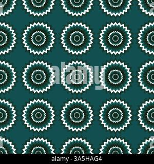 Élégant motif pastel boho dans des tons bleu océan avec de l'art folklorique complexe et des détails d'impression délicats, apportant un style vintage, féminin et chic à n'importe quel Banque D'Images