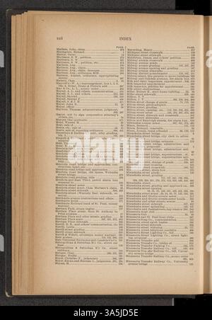 Les actes de 1889 documentent les actions du Conseil commun de Saint-Paul, y compris les ordonnances, les résolutions et les autres affaires officielles du conseil menées tout au long de l'année. Banque D'Images