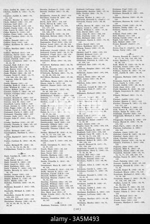 L'annuaire 'Sagamore' 1959 de l'école secondaire Roosevelt présente les élèves, les enseignants, l'athlétisme et les activités parascolaires de l'année scolaire 1958-1959. Banque D'Images