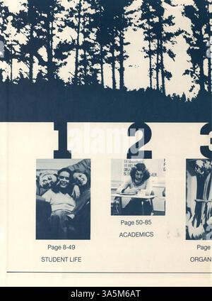 L'annuaire 'Voyageur' de l'école secondaire Minnetonka pour 1980 met en lumière les étudiants, les clubs, l'athlétisme et les professeurs, documentant l'année scolaire 1979-1980. Banque D'Images