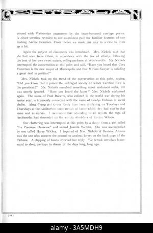Cette édition 1918 de l’annuaire centralien du Central High documente les étudiants, les professeurs et les événements importants de l’année scolaire 1917-1918. Il reflète également l'histoire afro-américaine dans la vie éducative et sociale de l'époque. Banque D'Images