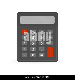 Calculatrice moderne, grand design à toutes fins. Illustration graphique vectorielle. Design moderne. Vecteur de conception plat. Illustration de Vecteur