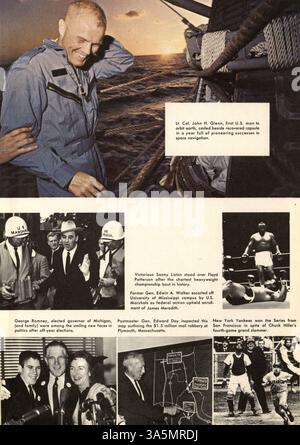 Le South High Yearbook 1963 comprend des souvenirs d'étudiants, de membres du personnel et de divers événements scolaires, avec une attention particulière accordée à l'histoire afro-américaine et aux expériences de l'année académique 1962-1963. Banque D'Images