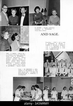 Tiger 1963, le South High Yearbook, met en lumière les événements clés de l'année académique 1962-1963, y compris les portraits d'étudiants, les événements sportifs, les clubs et le rôle des étudiants afro-américains dans l'élaboration de l'environnement scolaire et social de l'école. Banque D'Images
