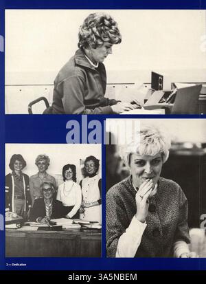 L'annuaire « réflexions » de 1979 de Blake School enregistre les élèves, les enseignants, les clubs parascolaires, les sports et les événements clés de l'année scolaire 1978-1979/09. Banque D'Images