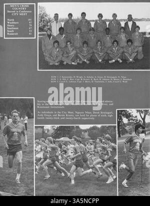 Cette édition 1984 de l'annuaire « Wahian » présente les faits saillants de l'année scolaire 1983-1984 de la Washburn High School, y compris les activités des étudiants, les performances sportives, la participation des professeurs et les événements scolaires mémorables. Banque D'Images