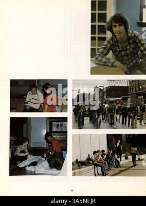 Le Hesperian Yearbook 1979 de West High School rend compte des réalisations scolaires, sportives et parascolaires des élèves au cours de l’année scolaire 1978-1979 et souligne les événements et activités importants. Banque D'Images