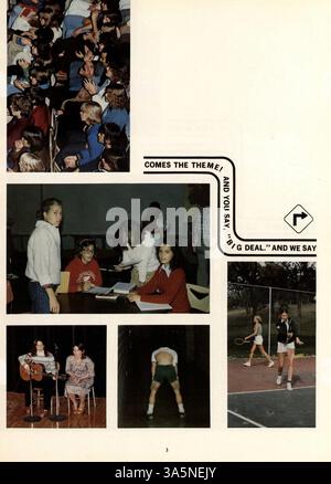 Le West High Yearbook 1979, intitulé Hesperian, met en lumière les événements clés, les réalisations académiques et la vie étudiante à West High School au cours de l’année scolaire 1978-1979/09. Banque D'Images