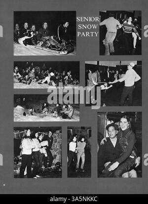 L'annuaire 'Wahian' de Washburn High School (1976) présente des étudiants, des professeurs, des compétitions sportives, des clubs scolaires et d'autres événements de l'année académique 1975-1976, mettant l'accent sur l'histoire afro-américaine. Banque D'Images