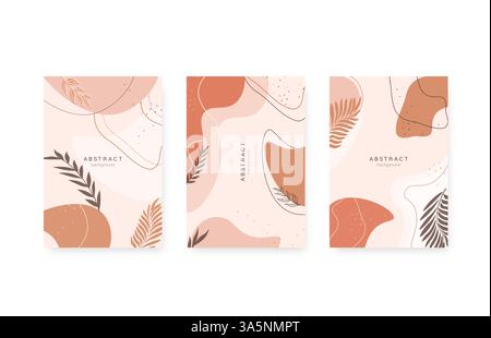 Carte abstraite avec des modèles carrés abstraits à la mode. Design minimaliste. Promotion du design. Vecteur memphis. Promotion bannière. Illustration de Vecteur