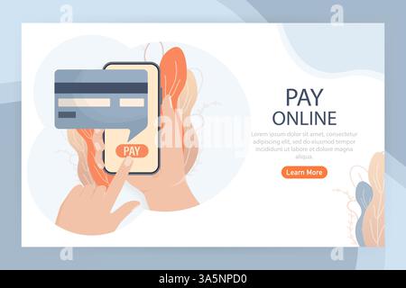 Personnes de paiement mobile. Illustration vectorielle isométrique plate. QR code, appareil mobile. Banque en ligne. Conception d'illustration vectorielle. Illustration de Vecteur