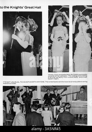 Cet annuaire Benilden 1967 de Benilde High School présente des moments académiques, sportifs et parascolaires clés de 1956-1967. Banque D'Images