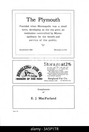 Cet annuaire 1921 du Northrop Collegiate met en lumière les élèves, les enseignants, l’athlétisme, les clubs et les moments clés de l’année scolaire 1920-1921. Banque D'Images