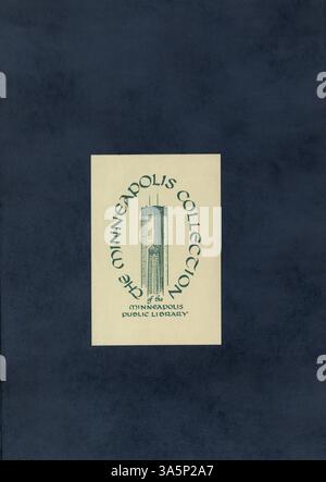 L'East High Yearbook 1923, Cardinal, met en lumière les étudiants, les professeurs, l'athlétisme, clubs et événements de l'année scolaire 1922-1923 à East High School. Banque D'Images