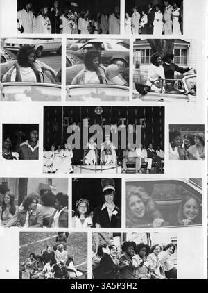 L'annuaire Centralian 1977 met en lumière les expériences des élèves du Central High School au cours de l'année scolaire 1976-1977 en mettant l'accent sur les universitaires, l'athlétisme, les clubs et l'histoire afro-américaine. Banque D'Images