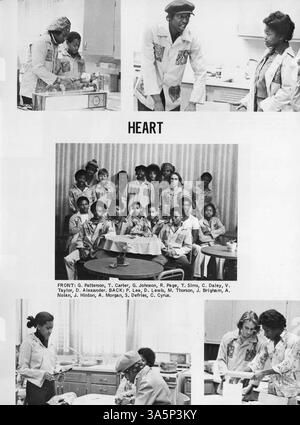 L'annuaire Centralian 1977 met en lumière les étudiants, les enseignants, les événements sportifs, les clubs et la présence de l'histoire afro-américaine au Central High pendant l'année académique 1976-1977. Banque D'Images
