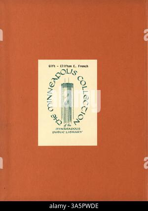 Cet annuaire scolaire de 1957 présente des portraits d'élèves, d'enseignants, de clubs scolaires, d'équipes sportives et des faits saillants de l'année scolaire 1956-1957 à Washburn High School. Banque D'Images