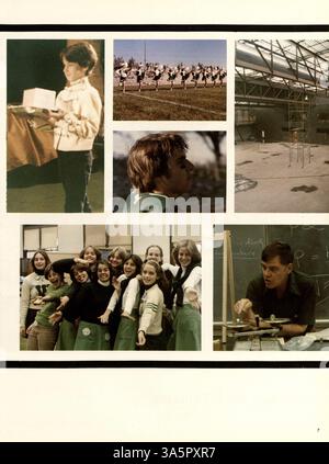 L'édition 1978 de l'annuaire Hesperian de la West High School met en lumière les réalisations et les activités des élèves et du personnel, y compris l'athlétisme, les clubs et les événements importants de l'année scolaire 1977-1978. Banque D'Images
