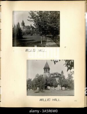 Cet album présente des photos compilées par Paul Barney, un étudiant du Carleton College de la promotion de 1895. Barney a plus tard obtenu un D.D.S. de l'Université du Minnesota et a travaillé comme dentiste à Mankato, Minnesota. Banque D'Images