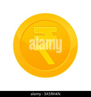 Roupie, grand design à toutes fins. Investissement financier. Illustration de Vecteur