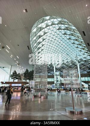 Le terminal 2 ultra-moderne de l'aéroport international d'Incheon en Corée Banque D'Images