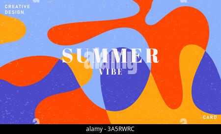 Couvertures créatives ou affiches horizontales dans un style minimaliste moderne Illustration de Vecteur