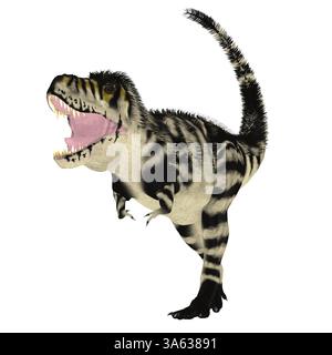 Tyrannosaurus Rex était un dinosaure théropode carnivore qui vivait au Crétacé en Amérique du Nord. Banque D'Images