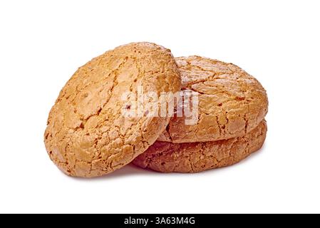 Délicieux biscuits fraîchement cuits empilés haut d'une manière attrayante et invitante Banque D'Images