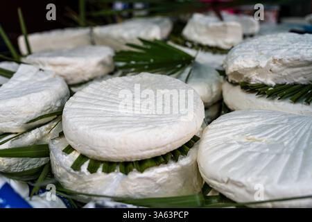 Gaufrettes de fromage typique du Rif, Tétouan, Maroc, Afrique du Nord. Banque D'Images