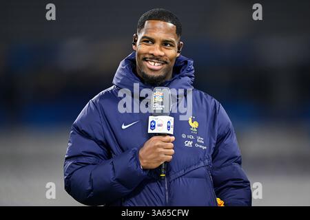 Paris, France. 24 mars 2025. Mike Maignan lors du match de football de l'UEFA Nations League France VS Croatie le 23 mars 2025 au stade de France à Saint-Denis près de Paris. Crédit : Victor Joly/Alamy Live News Banque D'Images