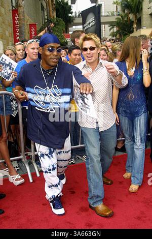 4 septembre 2002 - Los Angeles, CA, USA - COOLIO ET KATO KAELIN..American Idol : THE SEARCH FOR A SUPERSTAR - Grande finale.KODAK THEATRE, à Hollywood, CA..Le 04 septembre, 2002. NINA PROMMER/ 2002.K25952NP (crédit Image : © Globe Photos/ZUMAPRESS.com) Banque D'Images