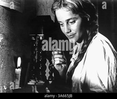 20 mars 2006 - ''Maria Schell, sur le plateau du film, '''''Gervaise''' réalisé par RenÃ© ClÃ©ment, Close-up, 1956' (crédit image : © Glasshouse/ZUMA Wire) Banque D'Images